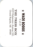 1987 The Press Box (unlicensed) Wade Boggs #6
