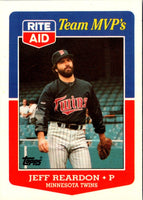 1988 Topps Rite-Aid Team MVP's Jeff Reardon #28