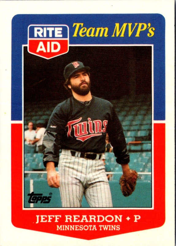 1988 Topps Rite-Aid Team MVP's Jeff Reardon #28
