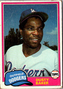 1981 Topps Dusty Baker