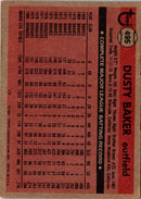 1981 Topps Dusty Baker