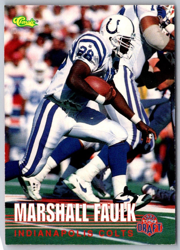 1995 Classic NFL Rookies Marshall Faulk #107