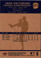 2002 Fleer Tradition Update John Patterson #U274