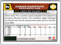 2011 Topps Football Aaron Kampman #9 OF 12