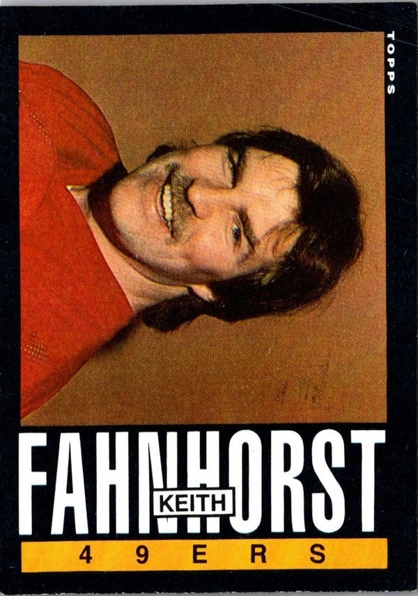 1985 Topps Keith Fahnhorst #154 Rookie