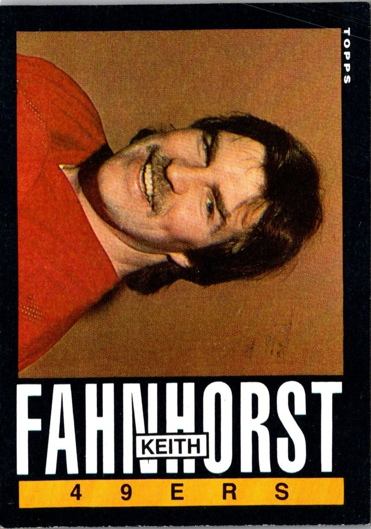 1985 Topps Keith Fahnhorst