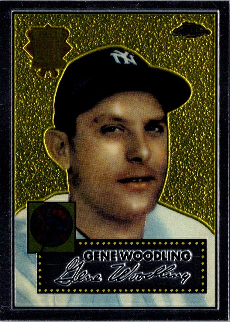 1983 Topps 1952 Reprint Series Gene Woodling