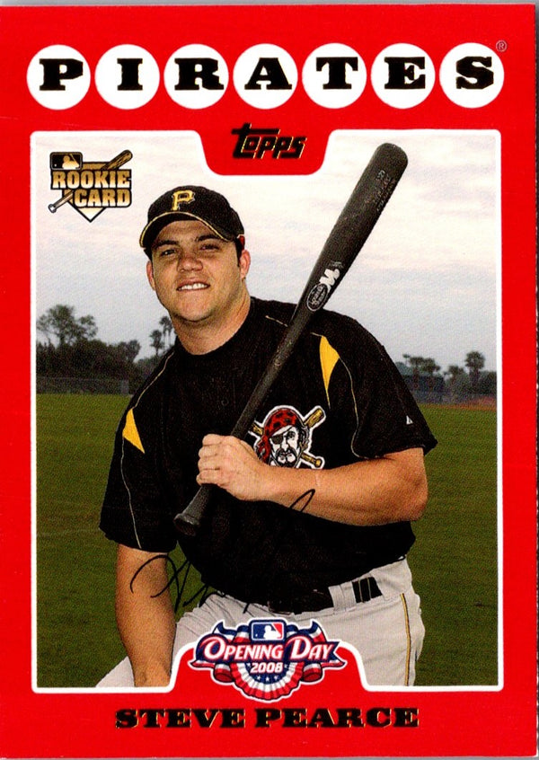 2008 Topps Opening Day Steve Pearce #206 Rookie