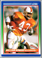 1990 Score William Howard #427 Rookie