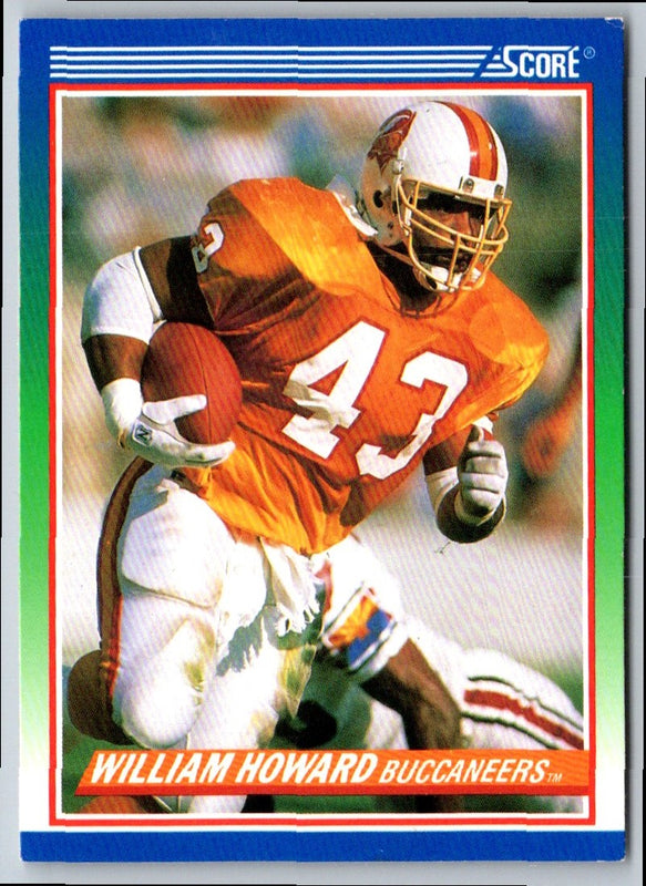 1990 Score William Howard #427 Rookie