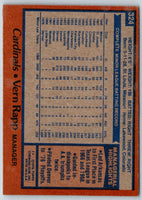 1978 Topps Vern Rapp #324 Rookie