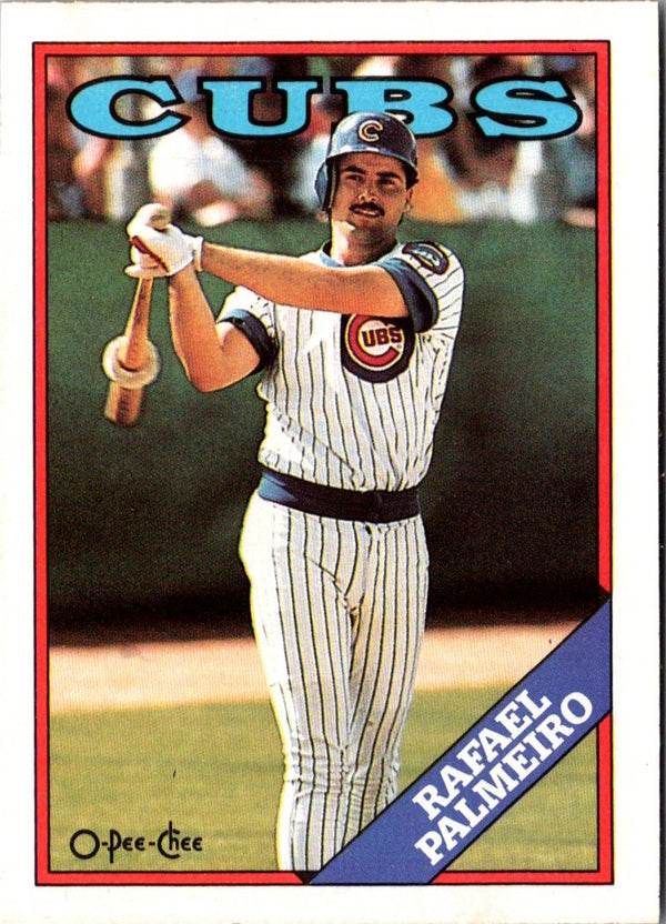 1988 O-Pee-Chee Rafael Palmeiro #186