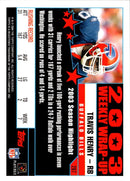 2004 Topps Travis Henry