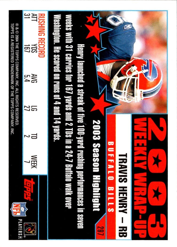 2004 Topps Travis Henry