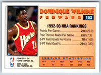 1993 Topps Dominique Wilkins #103