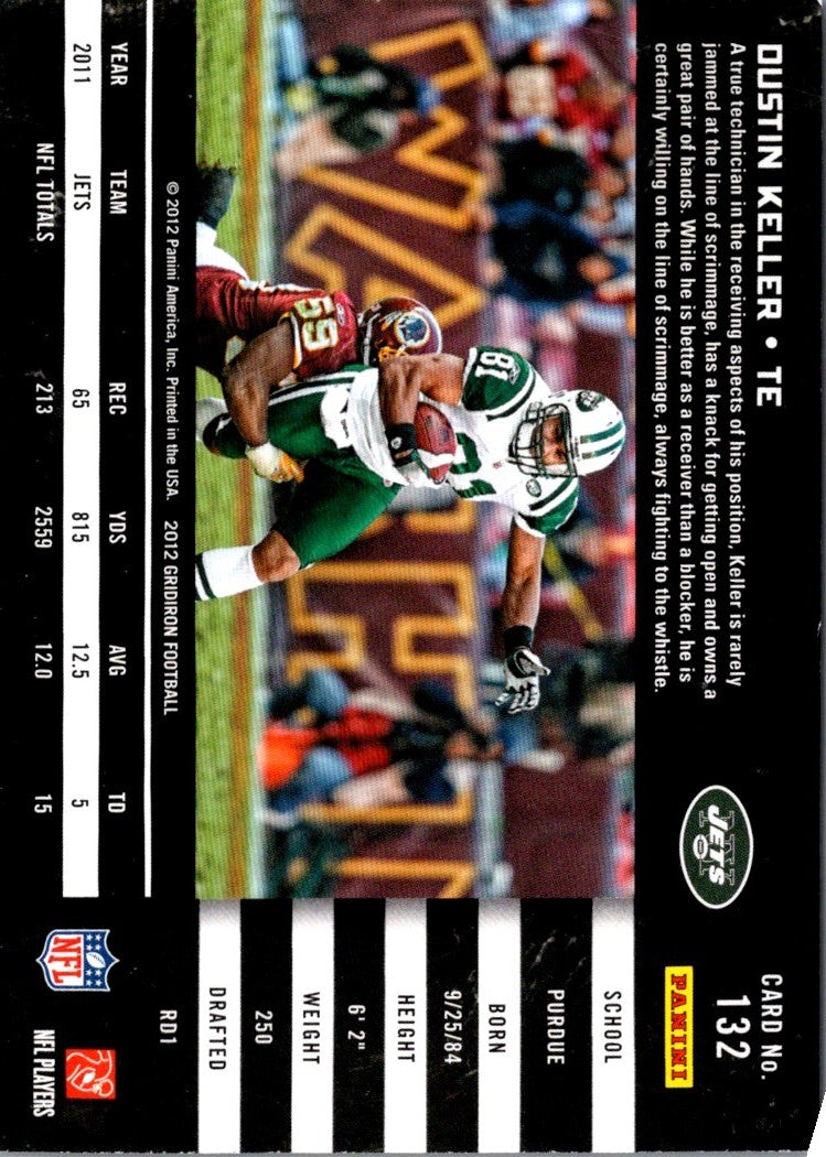 2012 Panini Gridiron Dustin Keller