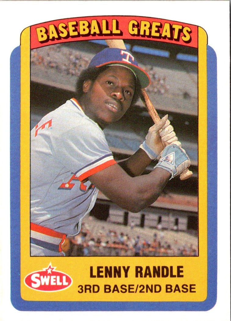 1990 Swell Baseball Greats Lenny Randle