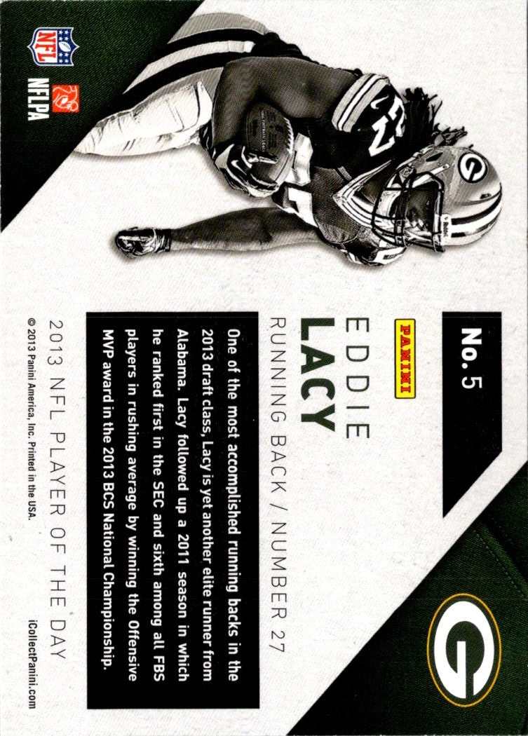 2013 Panini Player of the Day Eddie Lacy