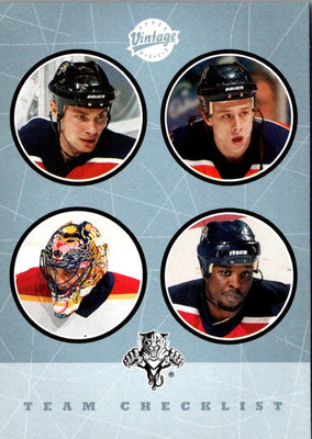 2002 Upper Deck Vintage Peter Worrell/Roberto Luongo/Stephen Weiss/Viktor Kozlov #273