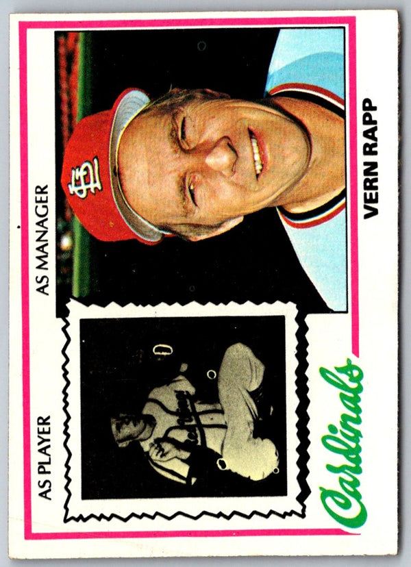 1978 Topps Vern Rapp #324 Rookie