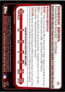 2011 Bowman Domonic Brown