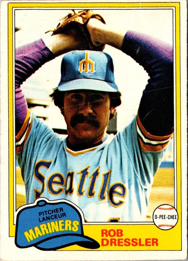 1981 O-Pee-Chee Rob Dressler #163