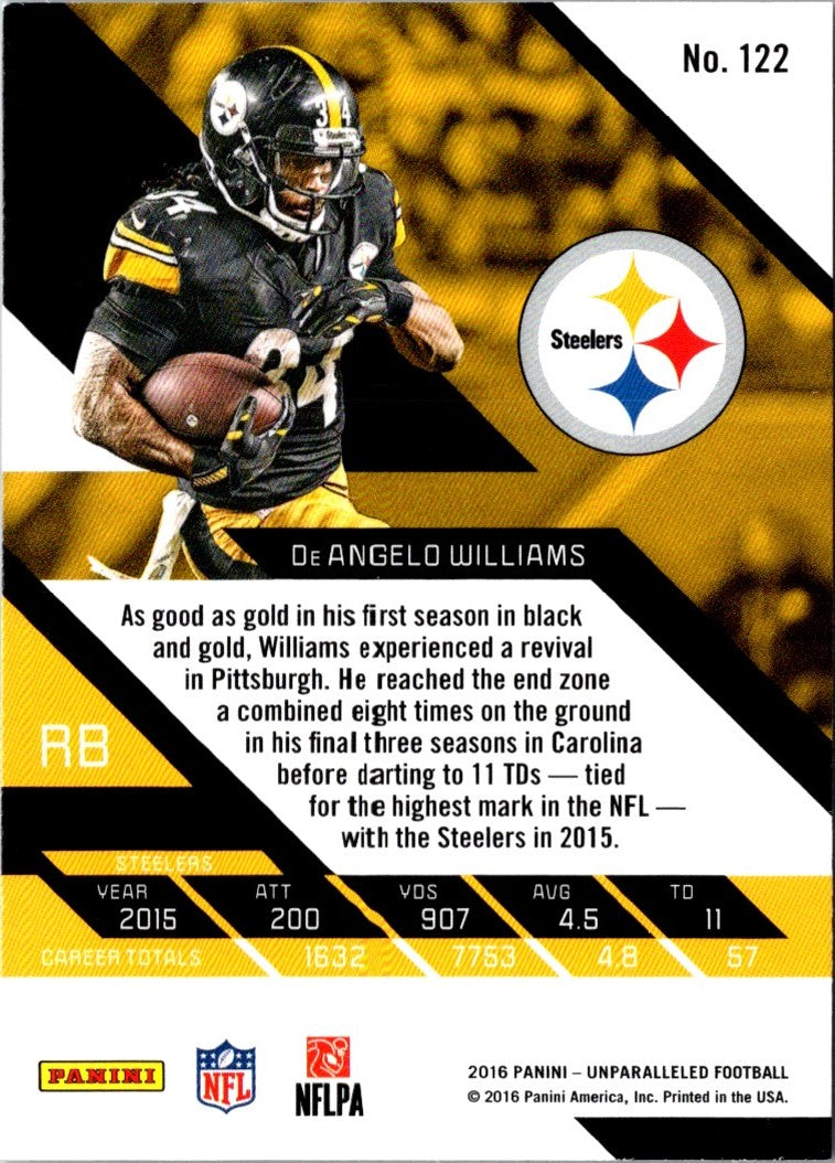 2016 Panini Unparalleled DeAngelo Williams