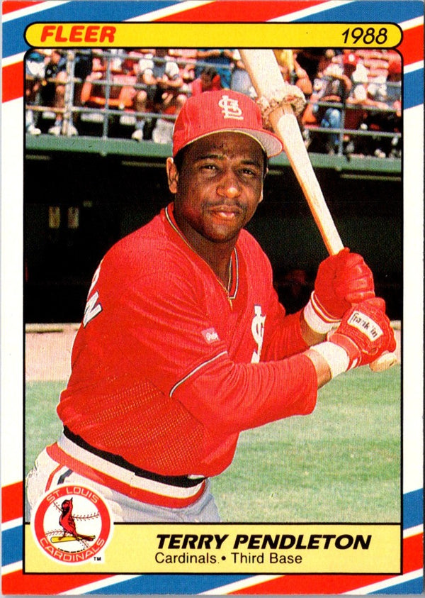 1988 Fleer SuperStars Terry Pendleton #27