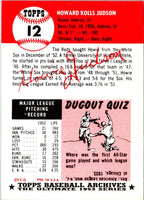 1991 Topps Archives 1953 Howie Judson #12