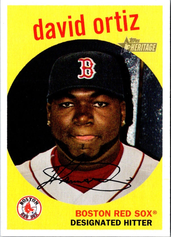 2008 Topps Heritage David Ortiz #327