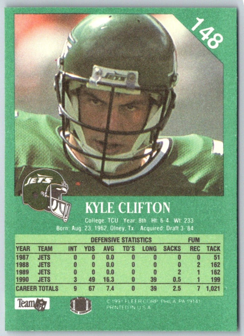1991 Fleer Kyle Clifton