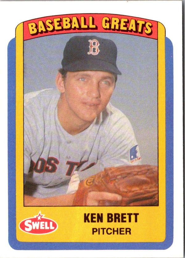 1990 Swell Baseball Greats Ken Brett #52
