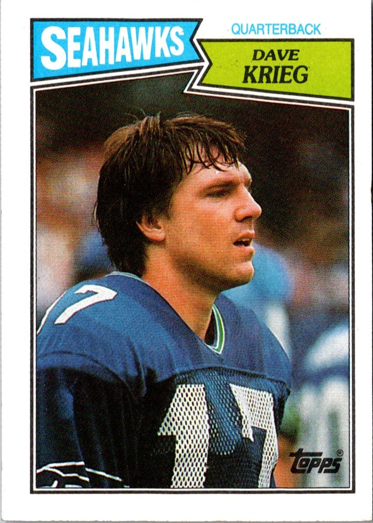 1987 Topps Dave Krieg