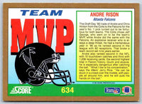 1991 Score Andre Rison #634