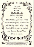 2016 Topps Gypsy Queen Cole Hamels #26