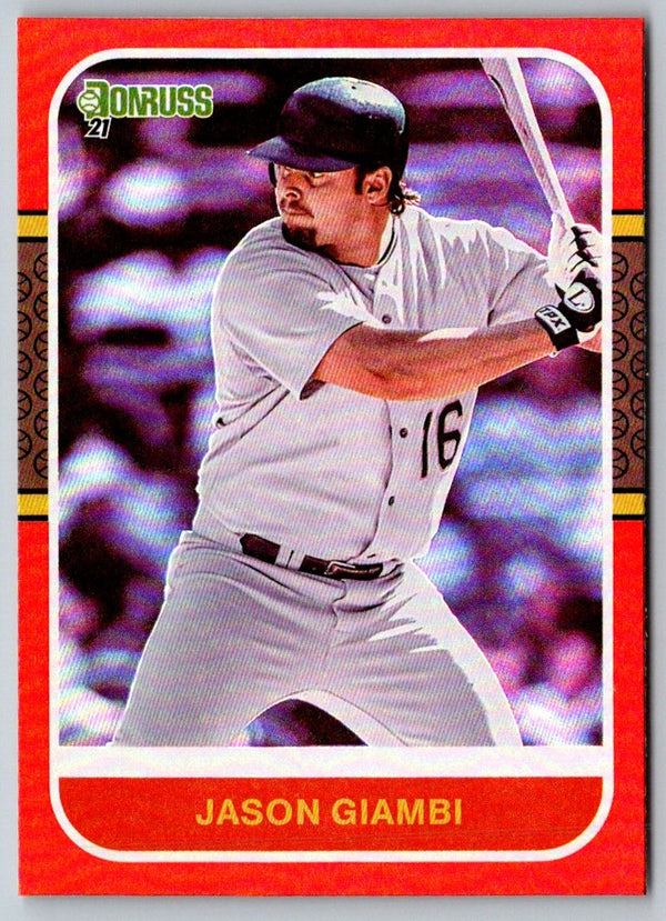 2021 Donruss Jason Giambi #241