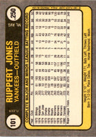 1981 Fleer Ruppert Jones #101