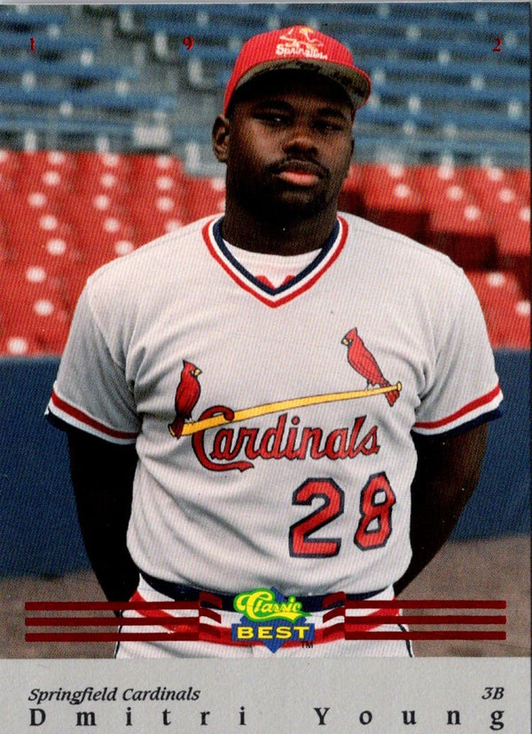 1992 Classic Best Red Bonus Dmitri Young #BC8