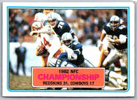 1983 Topps 1982 Nfc Championship #10