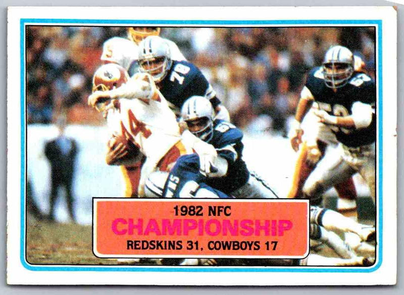 1983 Topps 1982 Nfc Championship #10