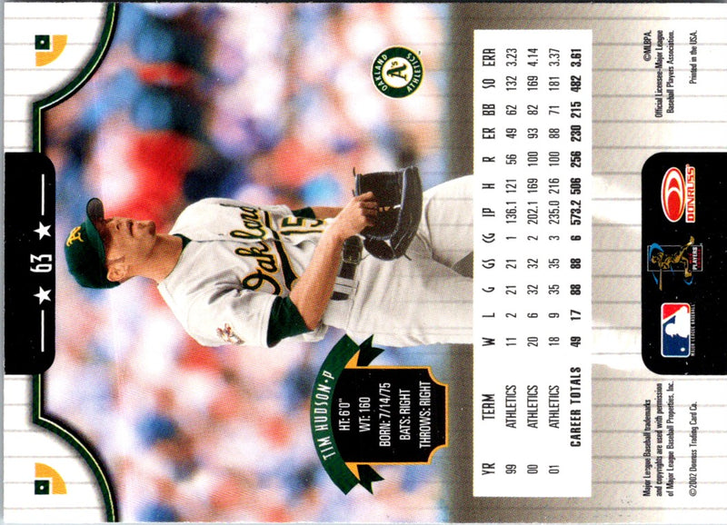 2002 Donruss Tim Hudson