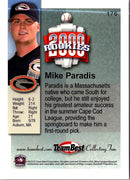 2000 Team Best Rookies Mike Paradis