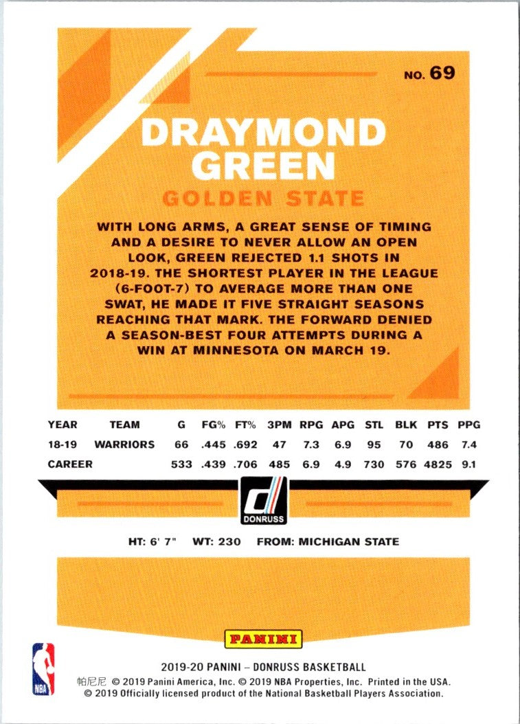 2019 Donruss Draymond Green