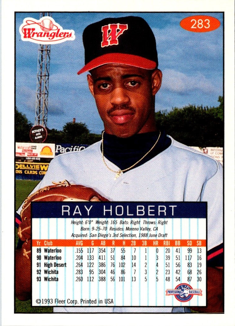 1993 Fleer Excel Ray Holbert