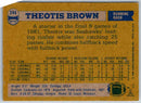 1982 Topps Theotis Brown