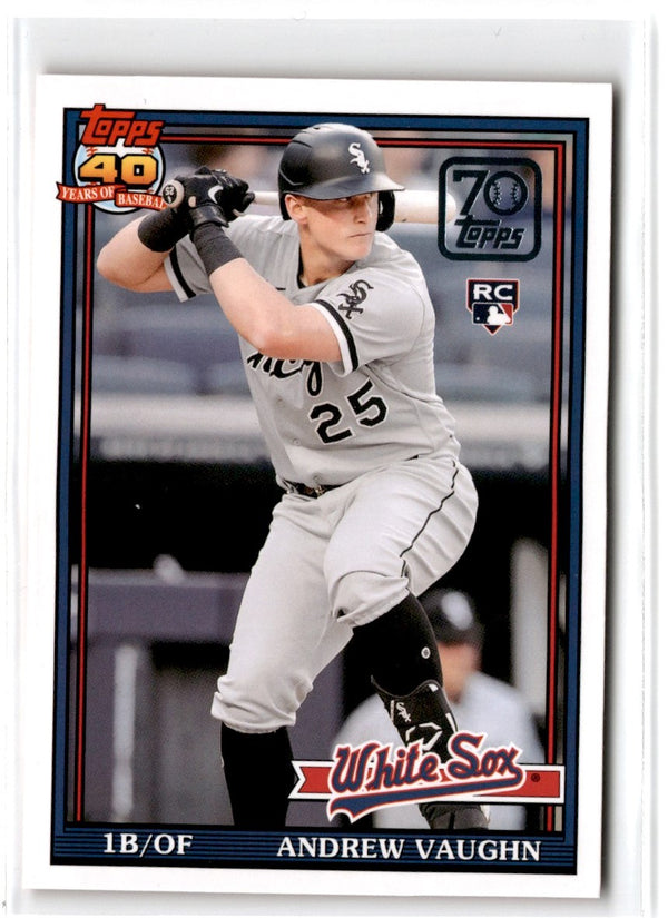 2021 Topps Update 70 Years of Baseball Andrew Vaughn #70YT-41