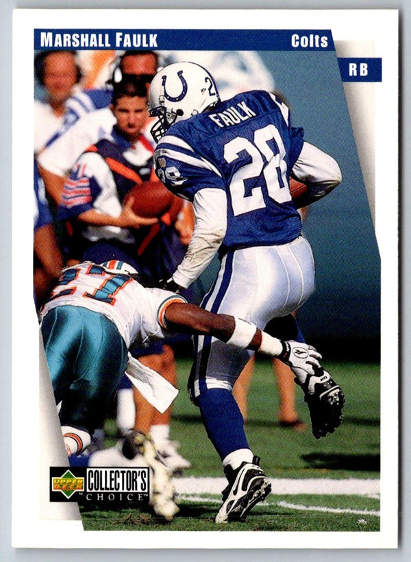 1997 Collector's Choice Marshall Faulk #447