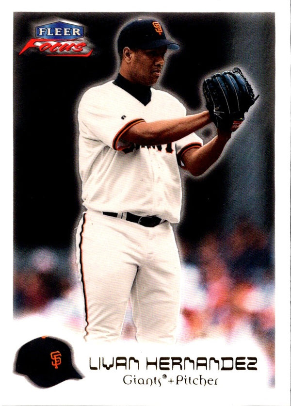 2000 Fleer Focus Livan Hernandez #191