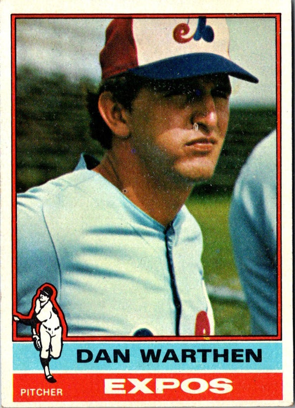 1976 Topps Dan Warthen #374 Rookie