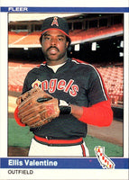 1984 Fleer Ellis Valentine #529